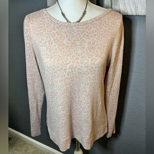 🎄Ann Taylor Loft Sleep Leopard Print Night Shirt